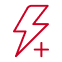 Red home wizard energy icon