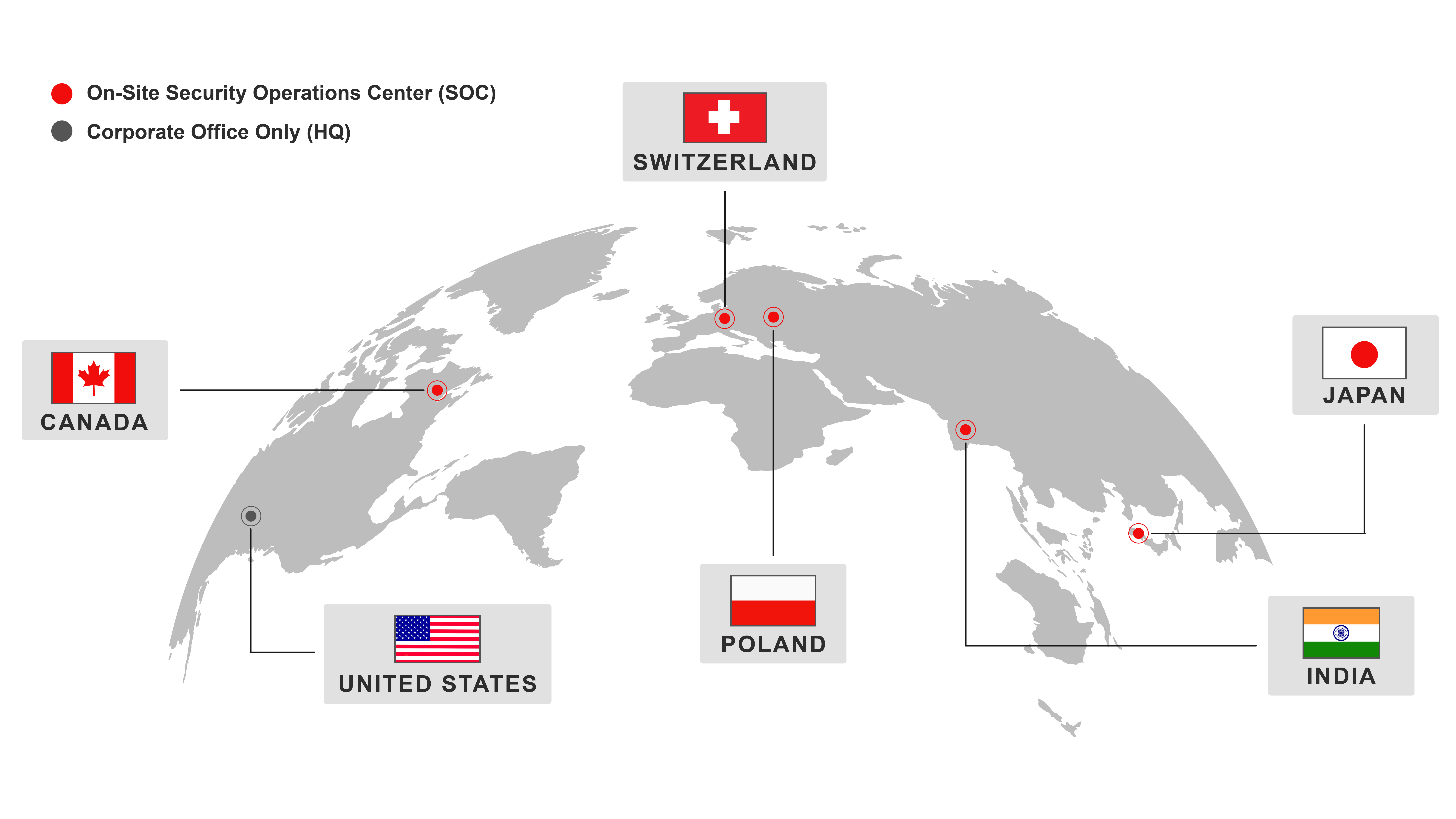 Hitachi Cyber Global Presence Map